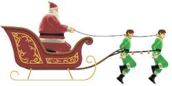 This is the Avatar Image for the Santa (Happy Wheels) AI Voice and Text to Speech Generator